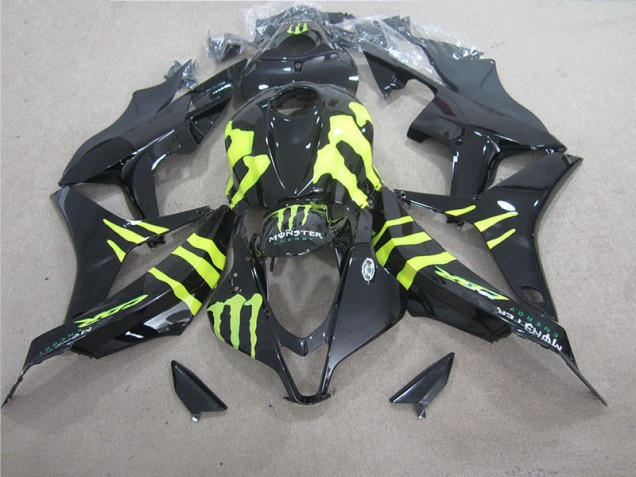 Negro Verde Monster Carenado Moto Honda CBR 600 RR 07-08 Negro Verde Monster Carenado Moto Honda CBR 600 RR 07-08