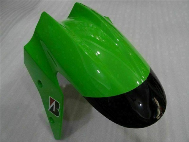 Negro Verde Plástico Moto Kawasaki EX250 08-12