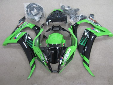 Negro Verde Touch4 Monster Carenado Moto Kawasaki ZX10R 11-15