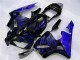 Negro con Azul Llama Carenado Moto Honda CBR 600 RR 03-04