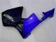 Negro con Azul Llama Carenado Moto Honda CBR 600 RR 03-04