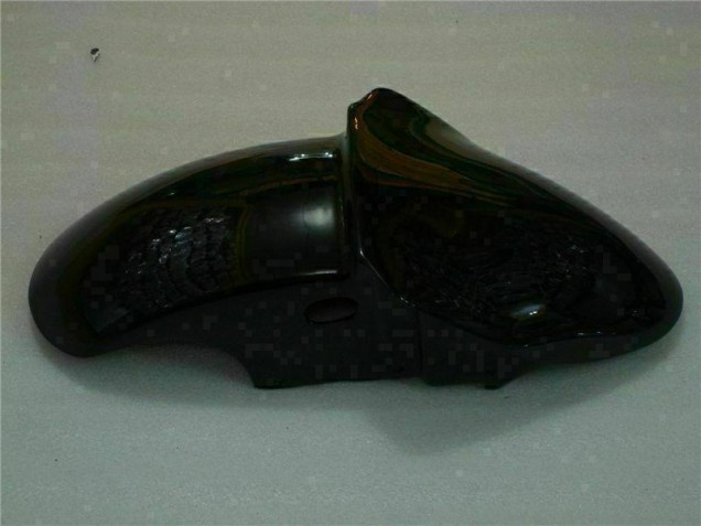 Negro con Azul Llama Carenado Moto Kawasaki ZX6R 00-02 Negro con Azul Llama Carenado Moto Kawasaki ZX6R 00-02