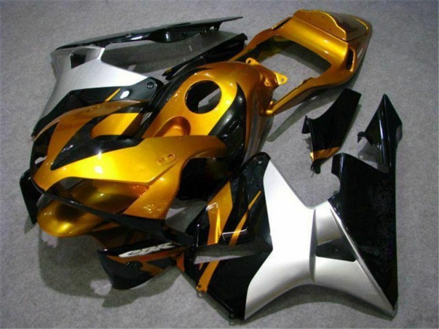 Oro Plata Negro Carenado Moto Honda CBR 600 RR 03-04