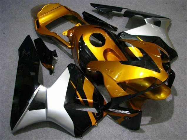 Oro Plata Negro Carenado Moto Honda CBR 600 RR 03-04