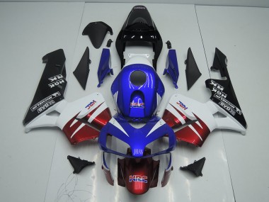 Oscuro Rojo Azul Carenado Moto Honda CBR 600 RR 03-04