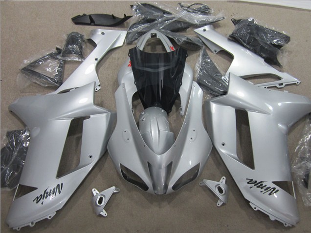 Plata ABS Moto Plásticos Kawasaki ZX6R 07-08 Plata ABS Moto Plásticos Kawasaki ZX6R 07-08
