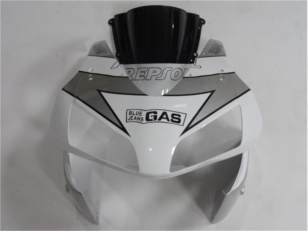 Plata Blanco Negro Repsol Carenados Moto Honda CBR 600 RR 03-04 Plata Blanco Negro Repsol Carenados Moto Honda CBR 600 RR 03-04