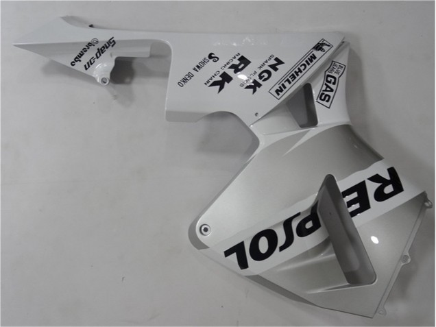 Plata Blanco Negro Repsol Carenados Moto Honda CBR 600 RR 03-04 Plata Blanco Negro Repsol Carenados Moto Honda CBR 600 RR 03-04