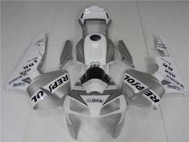 Plata Blanco Negro Repsol Carenados Moto Honda CBR 600 RR 03-04