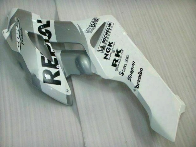 Plata Blanco Repsol Kit Carenado ABS Completo Honda CBR 1000 RR 04-05 Plata Blanco Repsol Kit Carenado ABS Completo Honda CBR 1000 RR 04-05