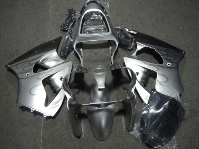 Plata Llama Plástico Moto Kawasaki ZX6R 00-02 Plata Llama Plástico Moto Kawasaki ZX6R 00-02