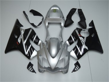 Plata Negro Carenado Moto Honda CBR 600 F4i 01-03