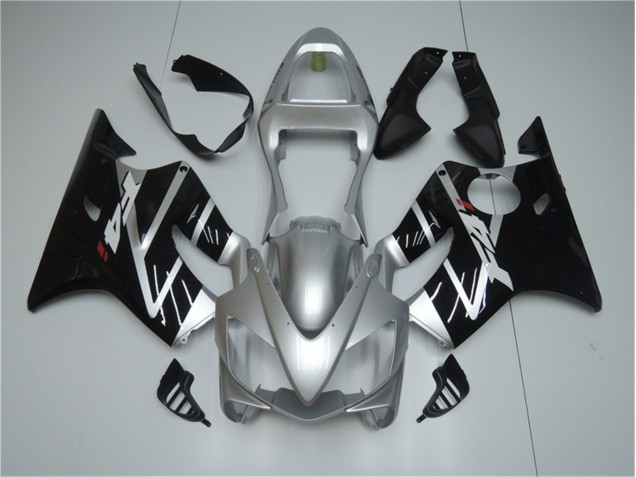 Plata Negro Carenado Moto Honda CBR 600 F4i 01-03