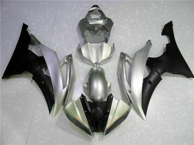 Plata Negro Carenado Moto Yamaha R6 08-16