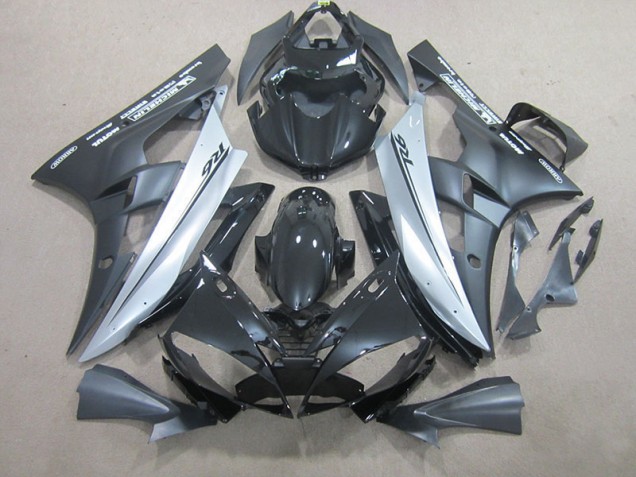 Plata Negro Kits Completo Carenado Moto Yamaha R6 06-07 Plata Negro Kits Completo Carenado Moto Yamaha R6 06-07