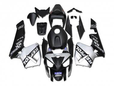 Plata Repsol Negro Carenado Moto Honda CBR 600 RR 05-06