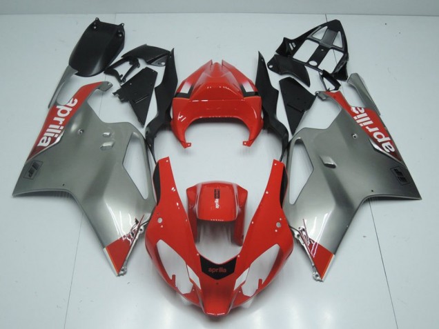 Plata & Rojo Carenado Moto Aprilia RSV 1000 03-06 Plata & Rojo Carenado Moto Aprilia RSV 1000 03-06