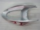 Plata Rojo Llamas Carenado Moto Kawasaki ZX6R 05-06