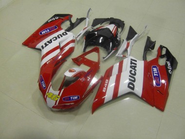 Rojo 46 Carenado Moto Ducati 848 1098 1198 07-14