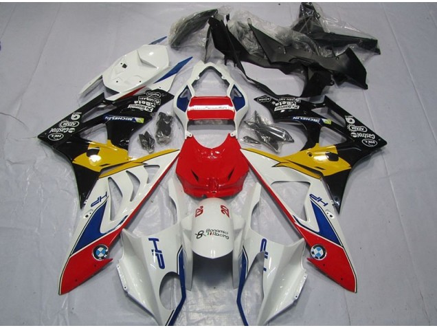 Rojo Blanco Amarillo Carenado Moto BMW S1000RR 09-14 Rojo Blanco Amarillo Carenado Moto BMW S1000RR 09-14