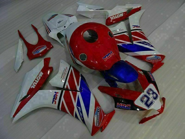 Rojo Blanco Azul 23 Carenado Moto Honda CBR 1000 RR 12-16