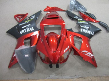 Rojo Blanco Carenado Moto Yamaha R1 09-11