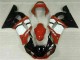 Rojo Blanco Carenado Moto Yamaha R6 98-02