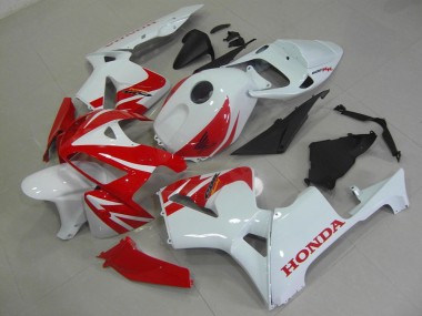 Rojo Blanco Kits Carenado Moto Honda CBR 600 RR 05-06