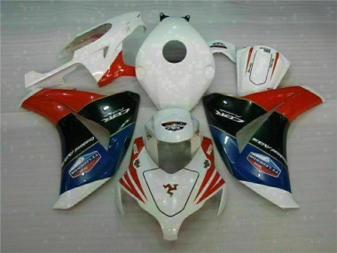 Rojo Blanco Moto Plástico Honda CBR 1000 RR 08-11