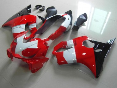 Rojo Blanco Negro Carenado Moto Honda CBR 600 F4i 04-07