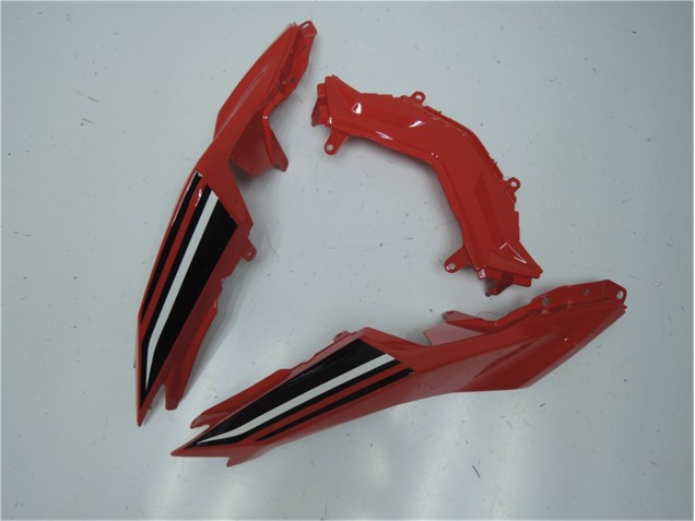 Rojo Blanco Negro Carenado Moto Kawasaki EX300 13-16