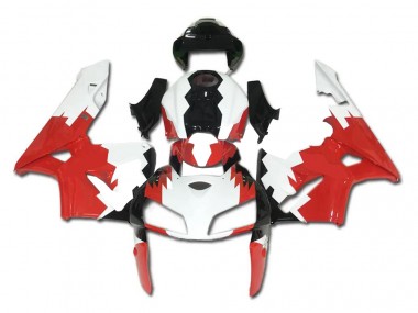 Rojo Blanco Negro Carenado Moto & Plástico Honda CBR 600 RR 05-06