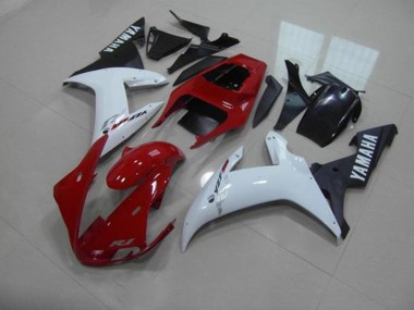Rojo Blanco Negro Carenado Moto Yamaha R1 02-03