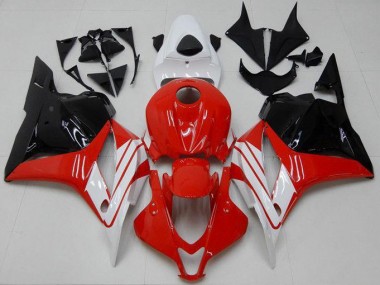 Rojo Blanco Negro Kits ABS Carenado Motocicleta Honda CBR 600 RR 09-12