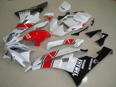 Rojo Blanco Negro Kits Carenado Moto Yamaha R6 06-07