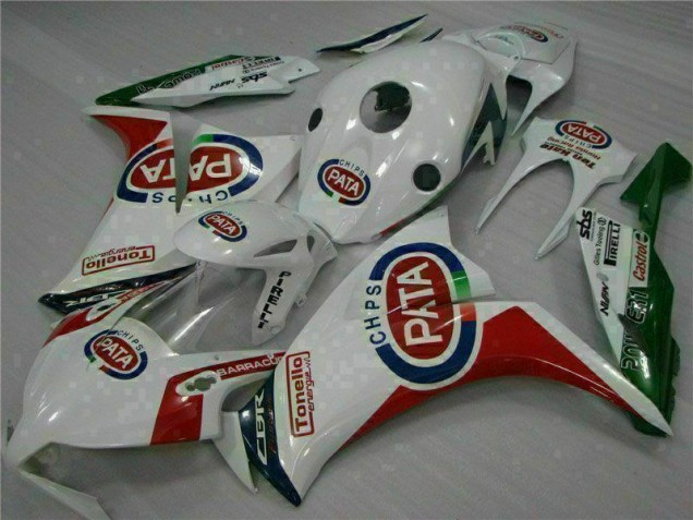 Rojo Blanco PATA Kit Carenado Inyección Honda CBR 1000 RR 12-16 Rojo Blanco PATA Kit Carenado Inyección Honda CBR 1000 RR 12-16