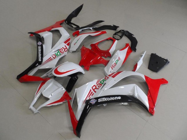 Rojo & Blanco Rapid Carenado Moto Kawasaki ZX10R 11-15 Rojo & Blanco Rapid Carenado Moto Kawasaki ZX10R 11-15