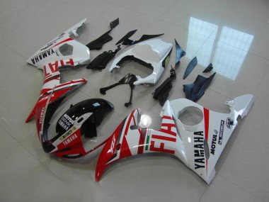 Rojo Fiat Carenado Moto Yamaha R6 03-05