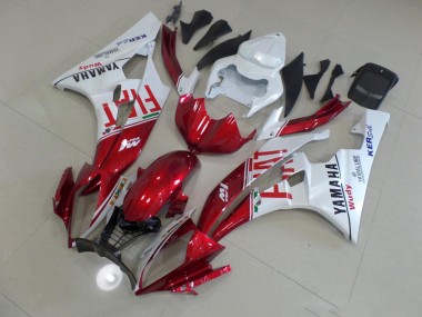 Rojo Fiat Carenado Moto Yamaha R6 06-07