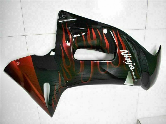Rojo Llama Carenado Moto Kawasaki EX650 06-08