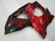 Rojo Llama Negro Carenado Moto Suzuki GSXR 1000 K9 09-16