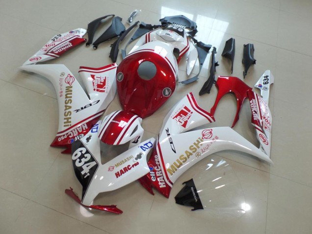 Rojo Musashi Carenado Moto Honda CBR 1000 RR 12-16