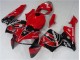 Rojo Negro ABS Kits Carenado Moto Honda CBR 600 RR 05-06