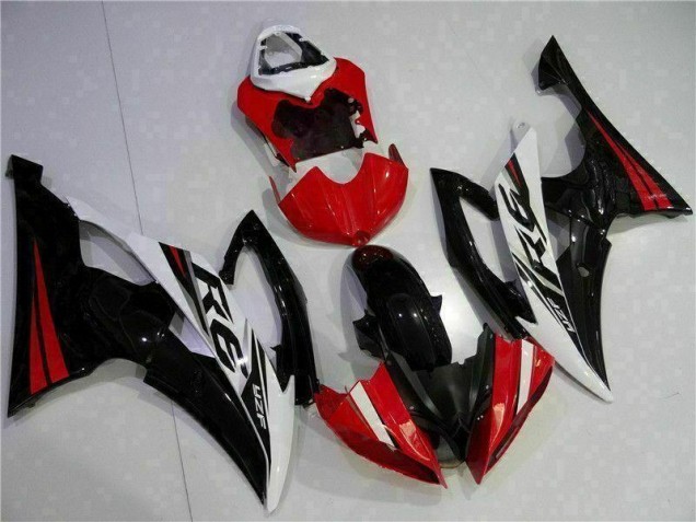 Rojo Negro ABS Kits Carenado Moto Yamaha R6 08-16