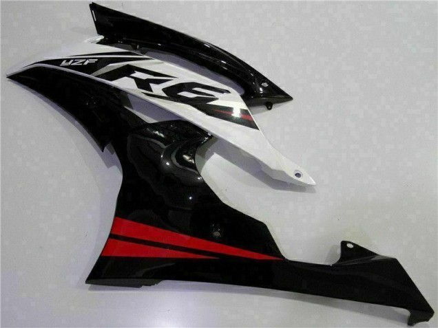 Rojo Negro ABS Kits Carenado Moto Yamaha R6 08-16