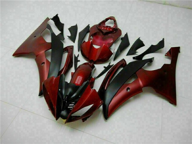 Rojo Negro ABS Moto Plástica Yamaha R6 08-16