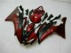 Rojo Negro ABS Moto Plástica Yamaha R6 08-16