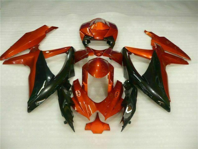 Rojo Negro ABS Moto Plástico Suzuki GSXR 600 / 750 K8 08-10 Rojo Negro ABS Moto Plástico Suzuki GSXR 600 / 750 K8 08-10