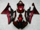 Rojo Negro ABS Moto Plástico Yamaha R6 08-16