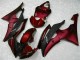 Rojo Negro ABS Moto Plástico Yamaha R6 08-16